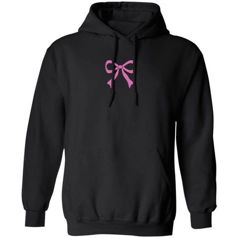 Double-Sided Coquette Bow Hoodie for a Preppy & Playful Look