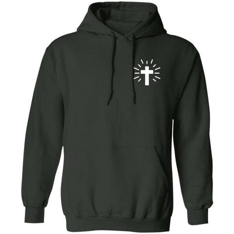 Double Sided Faith Over Fear Hoodie for Inspirational Everyday Style