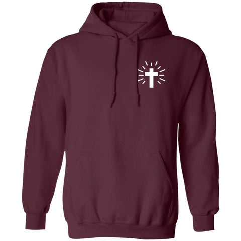 Double Sided Faith Over Fear Hoodie for Inspirational Everyday Style