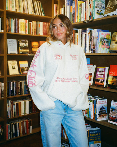 Cozy Oversized Book Club Hoodie for Reading in Style