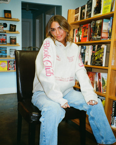 Cozy Oversized Book Club Hoodie for Reading in Style