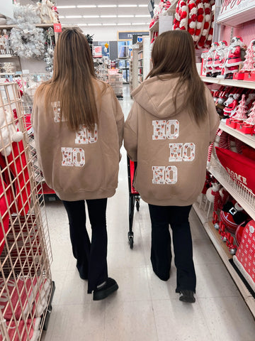 Cozy Grey Reindeer Hoodie for Winter Outfits and Festive Style