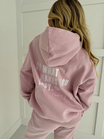 Mauve Mist Hoodie with Inspirational Quote for Cozy Everyday Style