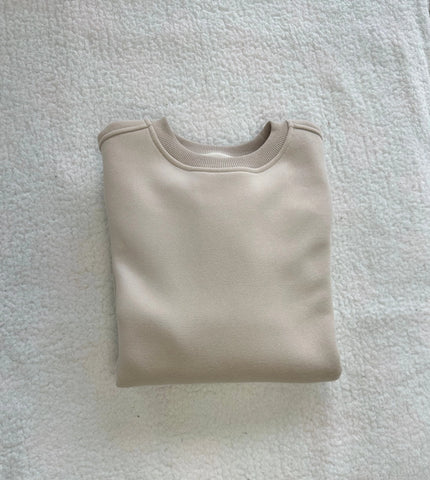 Effortless Everyday Sweatshirt in Soft Sandstone