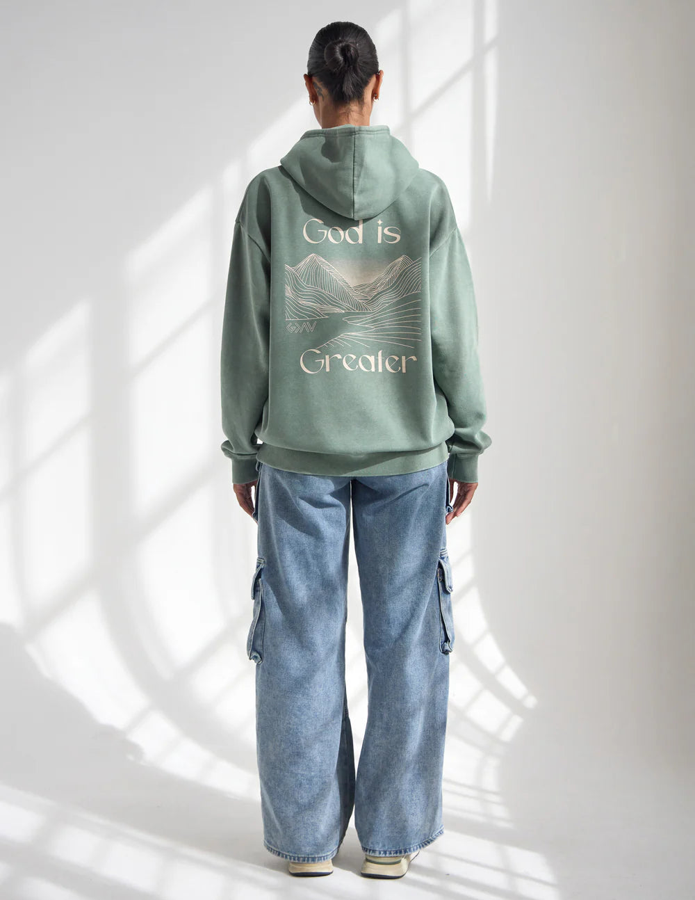 Inspiring God Is Greater Hoodie for Everyday Faith and Comfort