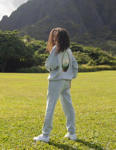 Inspiring Faith Crewneck Sweatshirt with Psalm 145:18 Embroidery