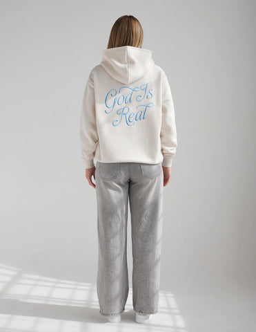 Faith Inspired Unisex Hoodie with Psalm 46:10 Embroidery