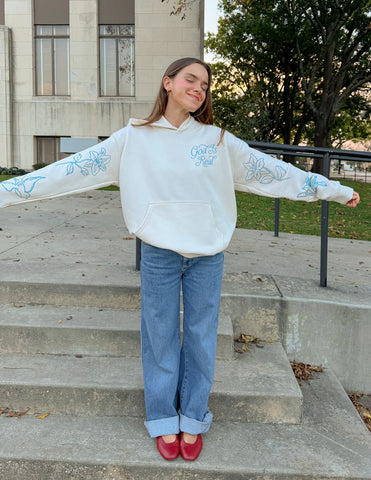 Faith Inspired Unisex Hoodie with Psalm 46:10 Embroidery