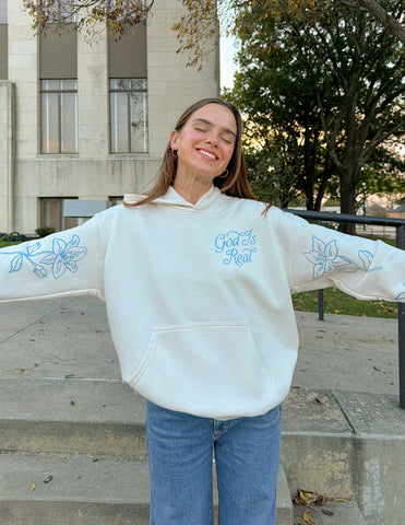 Faith Inspired Unisex Hoodie with Psalm 46:10 Embroidery