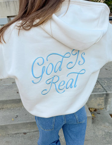 Faith Inspired Unisex Hoodie with Psalm 46:10 Embroidery