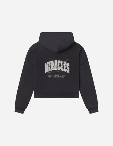 Miracles Embroidery Full Zip Hoodie for Cozy Spiritual Style