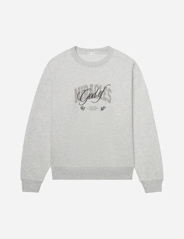 Faith-Inspired Unisex Crewneck with Miraculous Embroidery
