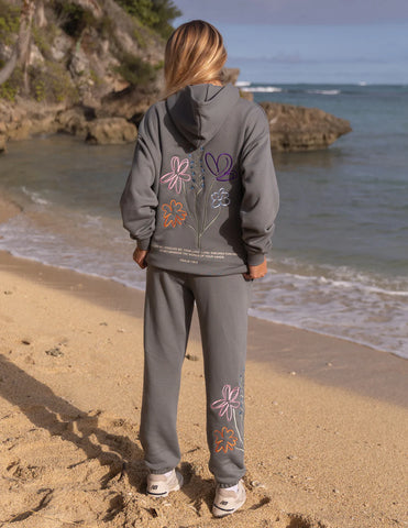 Inspirational Faith Hoodie with Embroidered Bible Verse