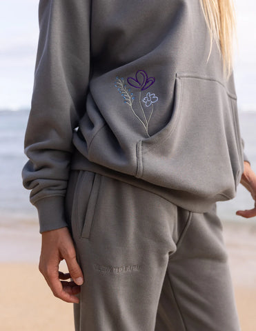 Inspirational Faith Hoodie with Embroidered Bible Verse