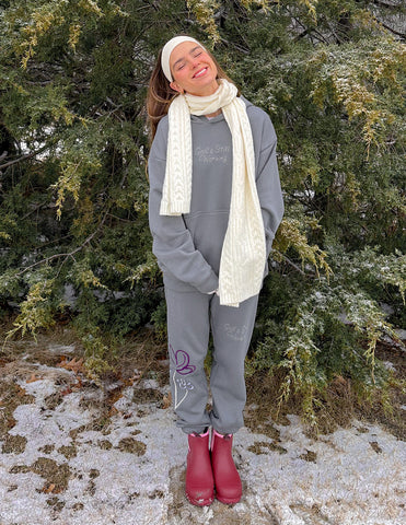 Inspirational Faith Hoodie with Embroidered Bible Verse