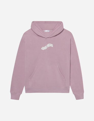 Soft Pink Hoodie with Inspirational Puff Print for Everyday Faith