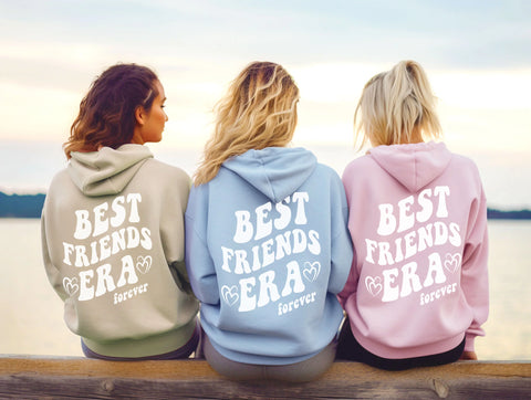 Best Friends Forever Hoodie for Matching BFF Outfits and Everyday Cozy Vibes