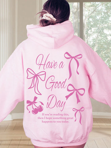Coquette Bows Hoodie for a Sweet & Preppy Everyday Look