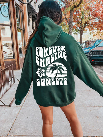 Double Sided Sunset Hoodie for Beachy Everyday Style
