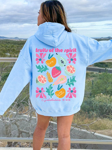 Fruits of the Spirit Christian Hoodie | Cozy Oversized Faith Apparel