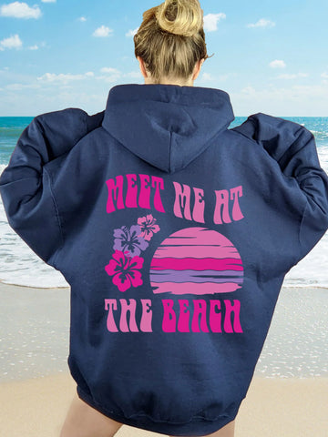 Hibiscus Beach Hoodie for Your Perfect Summer Day Outfit
