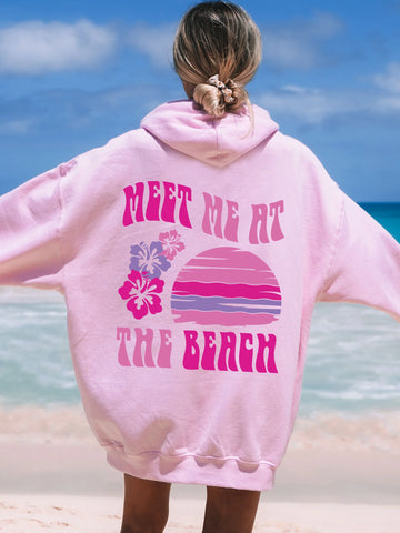 Hibiscus Beach Hoodie for Your Perfect Summer Day Outfit