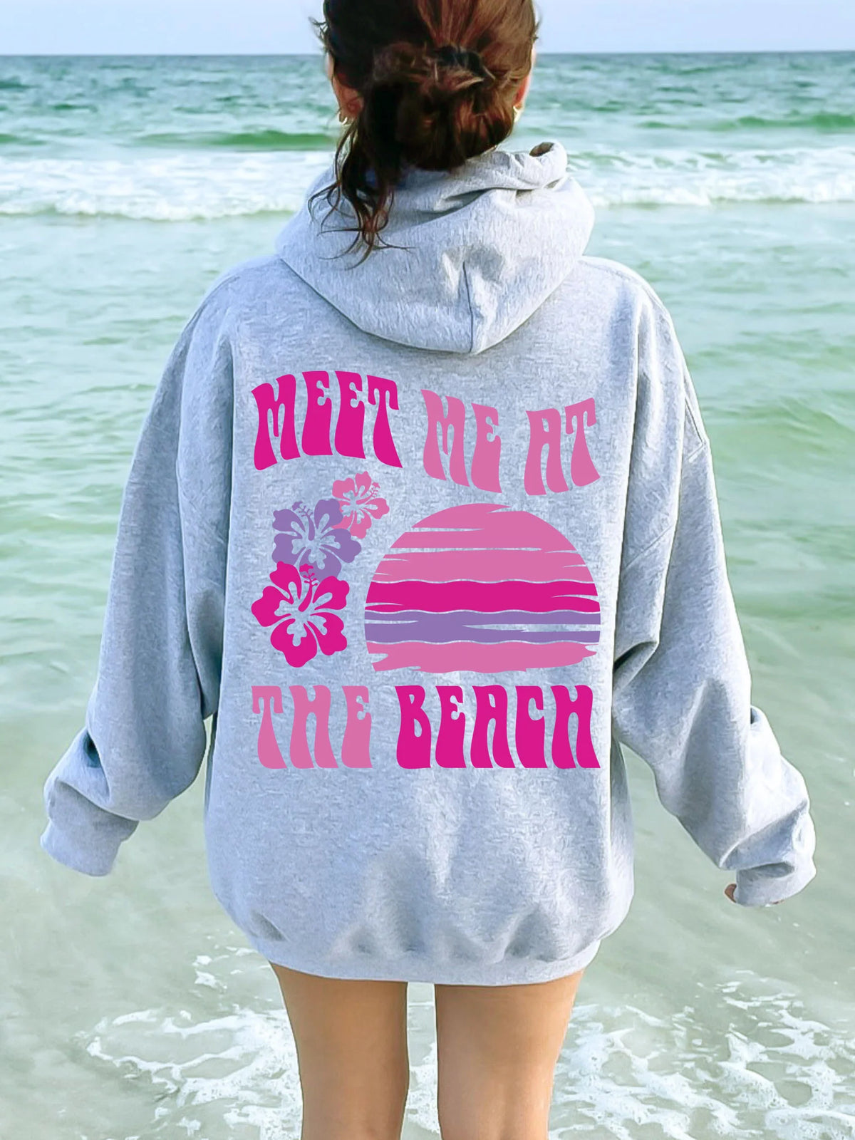 Hibiscus Beach Hoodie for Your Perfect Summer Day Outfit