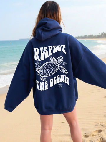 Coconut Girl Sea Turtle Hoodie for Ocean Conservation Style