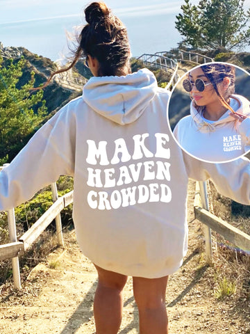 Double Sided Christian Hoodie with Inspirational Faith Message