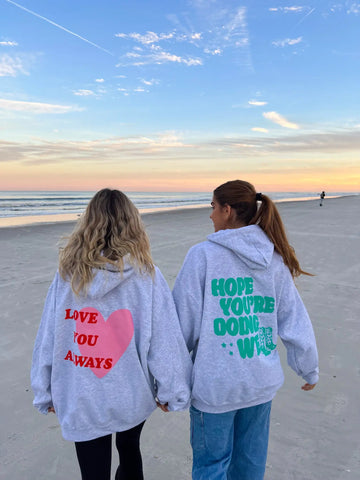 Puff Print Hoodie with Inspirational Message for Everyday Comfort