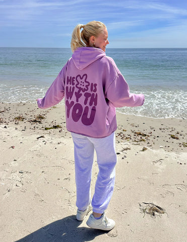 Inspirational Christian Hoodie with Isaiah 41:10 Bible Verse
