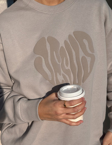 Heart & Soul Christian Crewneck Sweatshirt for Everyday Faith