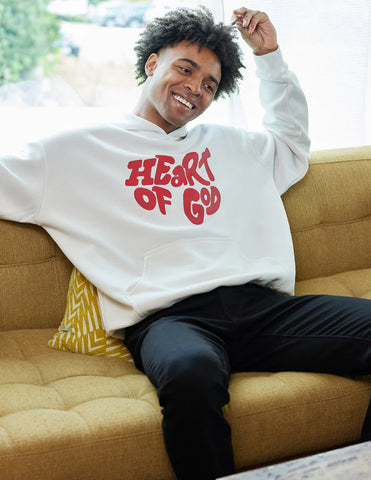 Faith-Inspired Unisex Hoodie with Proverbs 4:23 Heart of God Design