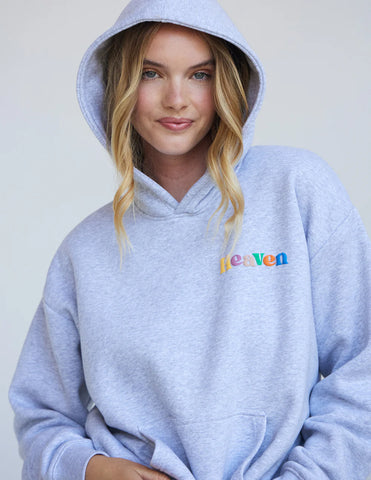 Cozy Heaven Heather Grey Hoodie for Everyday Comfort and Style