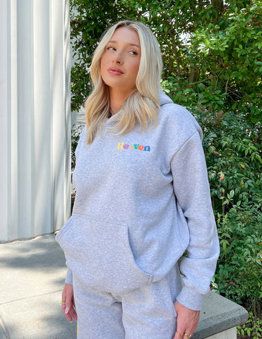 Cozy Heaven Heather Grey Hoodie for Everyday Comfort and Style