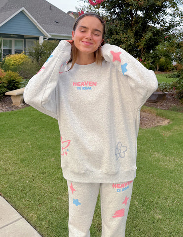 Heaven Is Real Unisex Sweatshirt | Cozy Bible Verse Crewneck