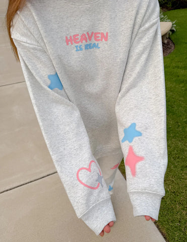 Heaven Is Real Unisex Sweatshirt | Cozy Bible Verse Crewneck