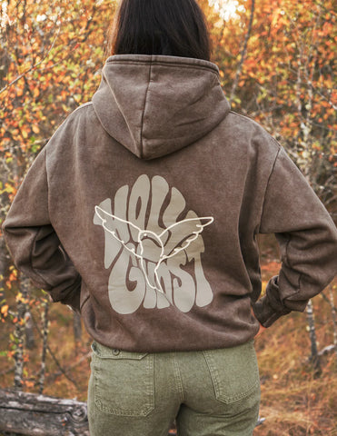 Malt Unisex Hoodie with Inspirational Holy Spirit Design