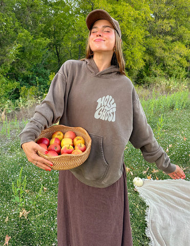 Malt Unisex Hoodie with Inspirational Holy Spirit Design