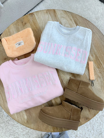 Soft Pink Striped Sweatshirt for Effortless Everyday Style