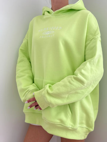 Soft Lime Green Oversized Hoodie for Everyday Comfort