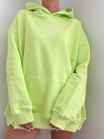 Soft Lime Green Oversized Hoodie for Everyday Comfort