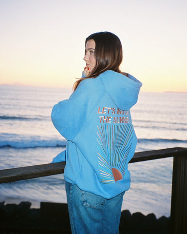 Oversized Embroidered Hoodie for Sunset Walks and Cozy Evenings