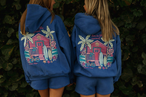 Embroidered Live in the Moment Hoodie | A Cozy Reminder to Be Present