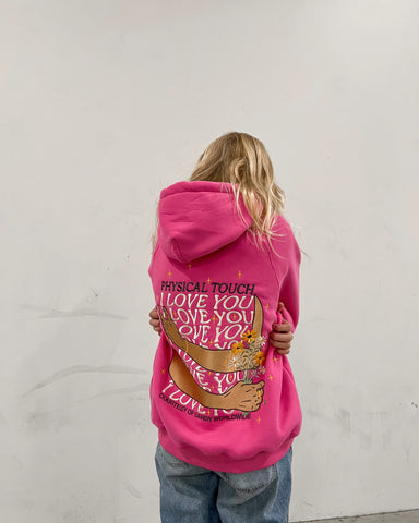 Hot Pink Oversized Hoodie for Effortless Everyday Comfort