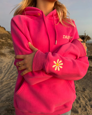 Hot Pink Oversized Hoodie for Effortless Everyday Comfort
