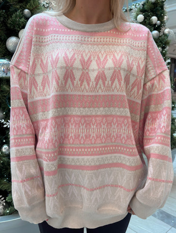 Oversized Ski Lodge Sweater for Cozy Winter Days