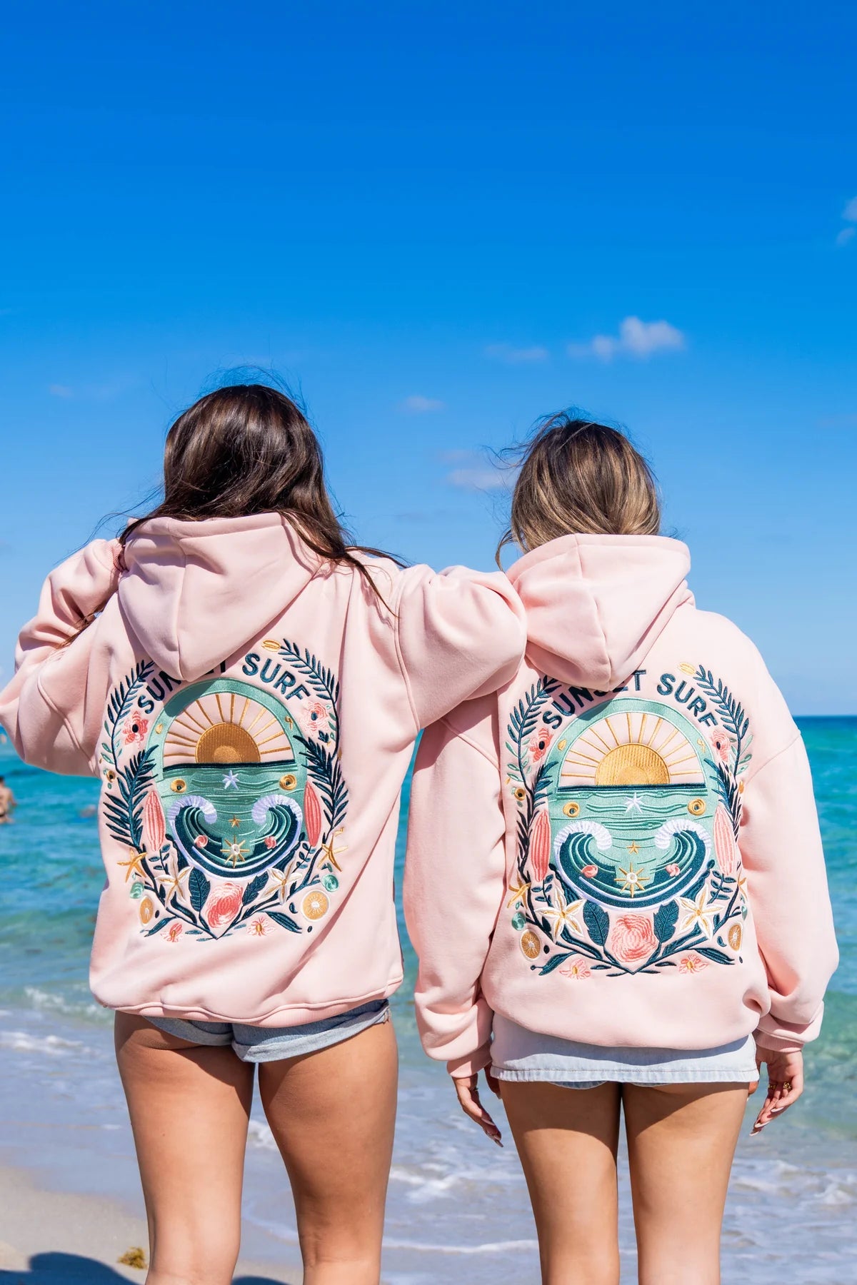 Sunset Wave Hoodie for Effortless Beach Style and Cozy Vibes