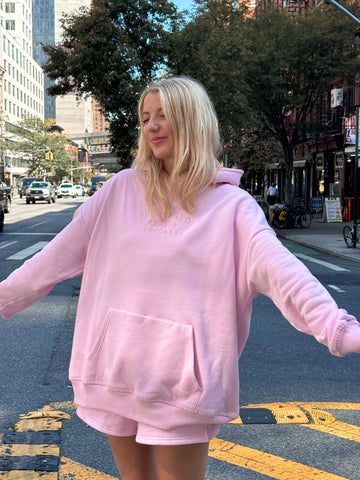 Pastel Magenta Oversized Hoodie for Effortless Everyday Style