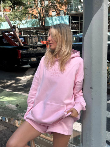 Pastel Magenta Oversized Hoodie for Effortless Everyday Style
